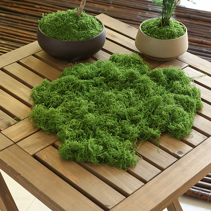 Bonsai Garden Decor - about 20g Artificial Green Plants Polyester