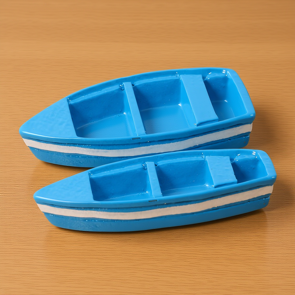 Bonsai Garden For Home - 3Sets Lifelike Resin Boat Ornament Micro