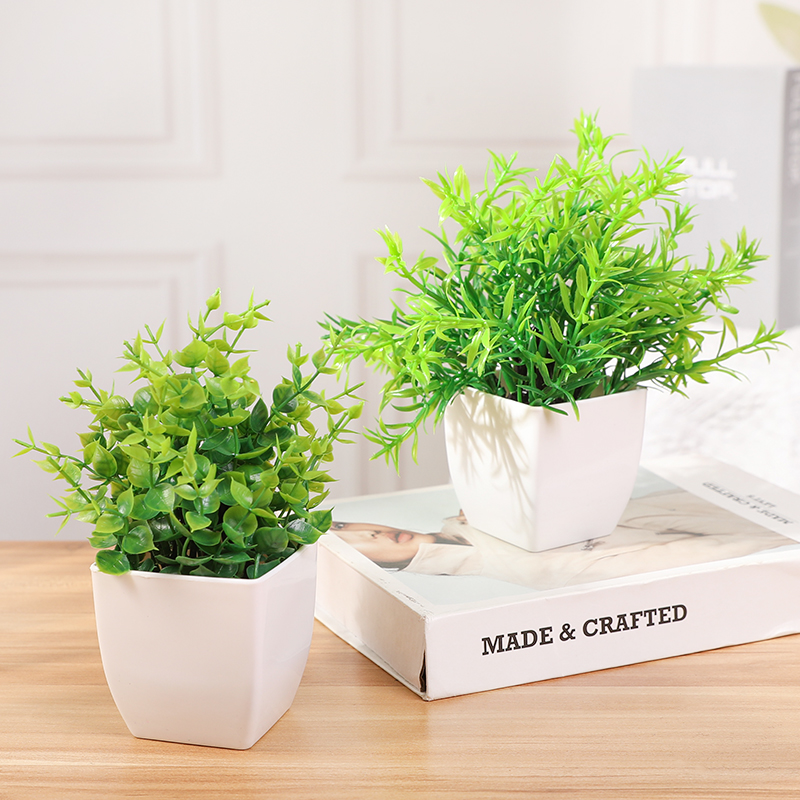 1Set Artificial Green Bonsai E – Bonsai Garden For Home Bewertung und Preis