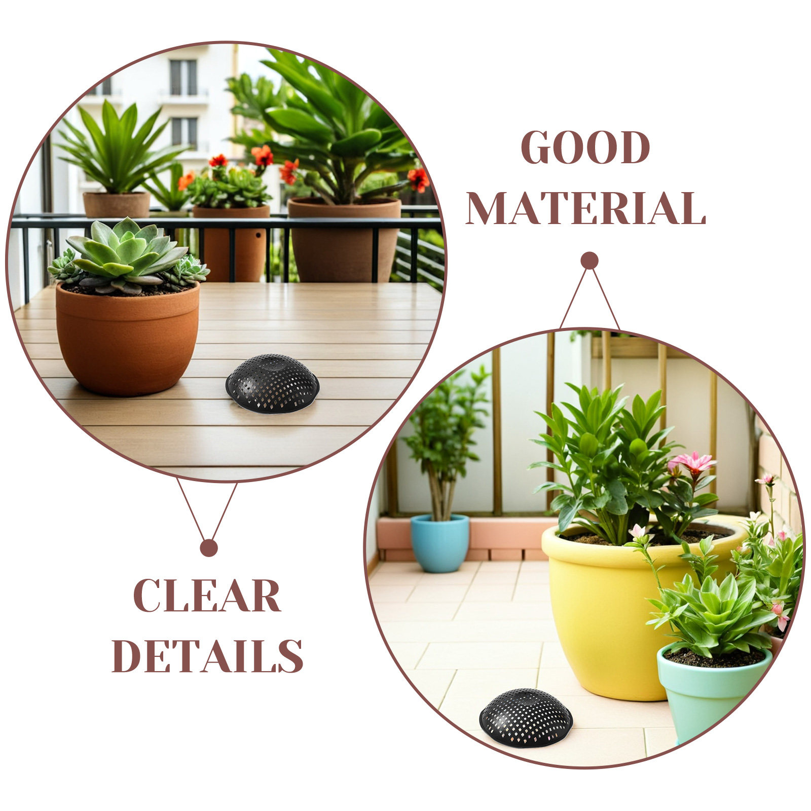 10Pcs Flower Pot Hole Mesh Pad – Bonsai Garden For Home Bewertung und Preis
