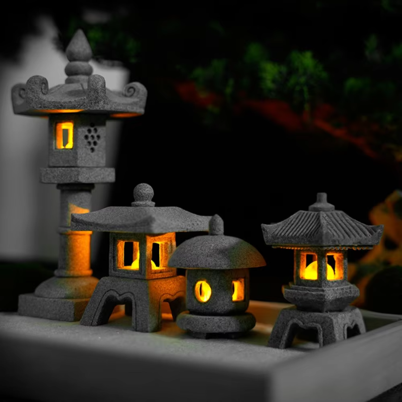 Mini Pagoda Lantern Light Gard – Bonsai Garden For Home Bewertung und Preis