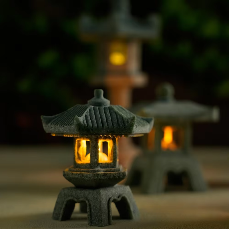 Mini Pagoda Lantern Light Gard – Bonsai Garden For Home Bewertung und Preis
