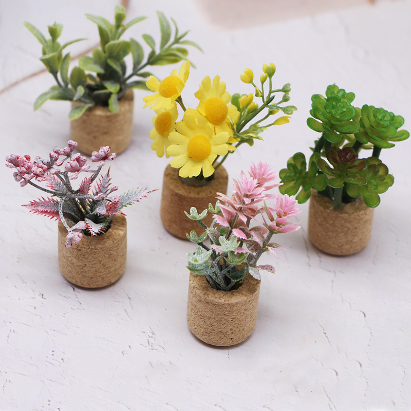 🛒1:12 Dollhouse Simulation Flo – Bonsai Garden Decor Bewertung und Preis
