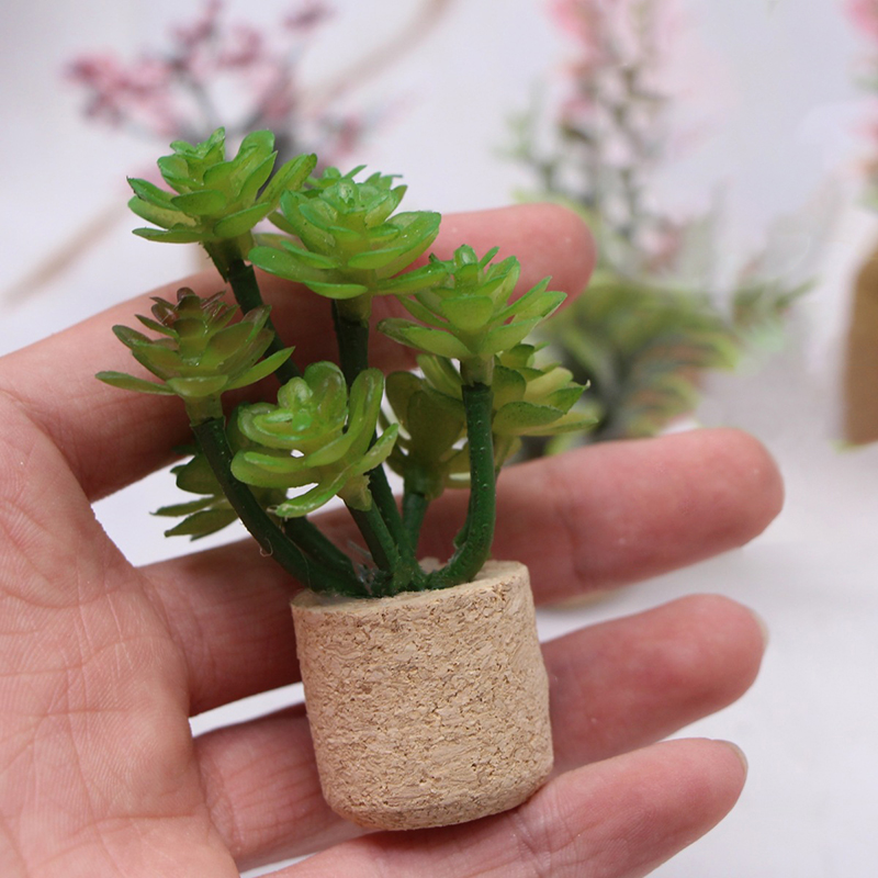 🛒1:12 Dollhouse Simulation Flo – Bonsai Garden Decor Bewertung und Preis