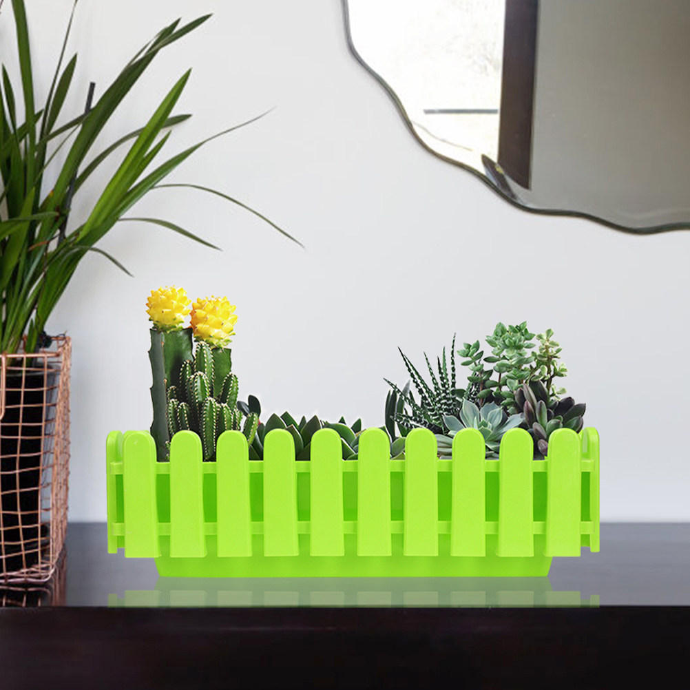 2Pcs Flowerpot Fence Window Bo – Bonsai Garden Plants Bewertung und Preis