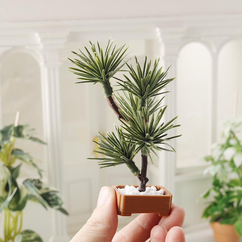 1Pcs 1/12 Dollhouse Simulation – Bonsai Garden Plants Bewertung und Preis