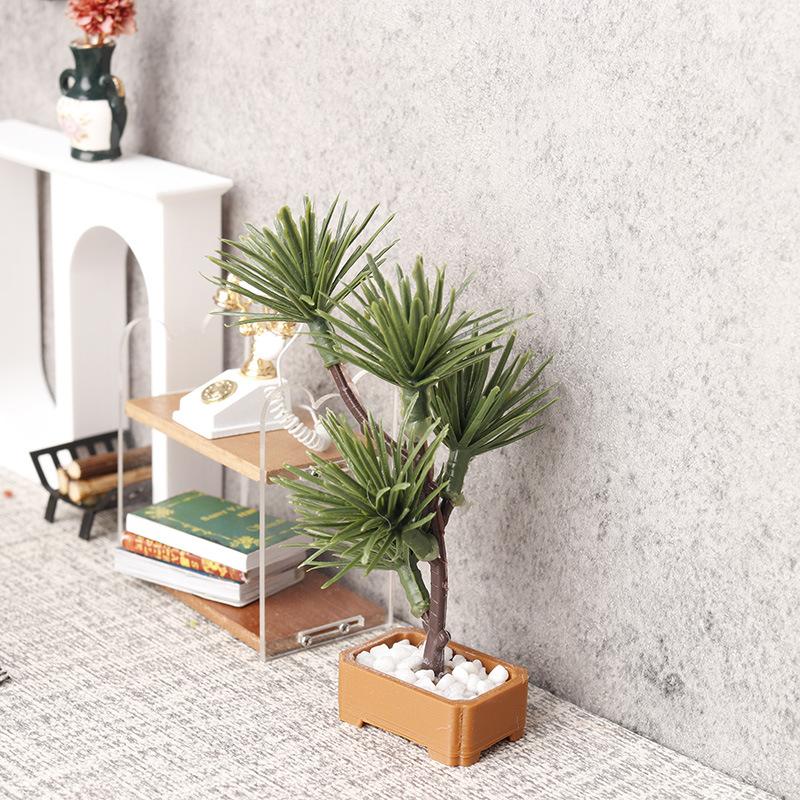 1Pcs 1/12 Dollhouse Simulation – Bonsai Garden Plants Bewertung und Preis