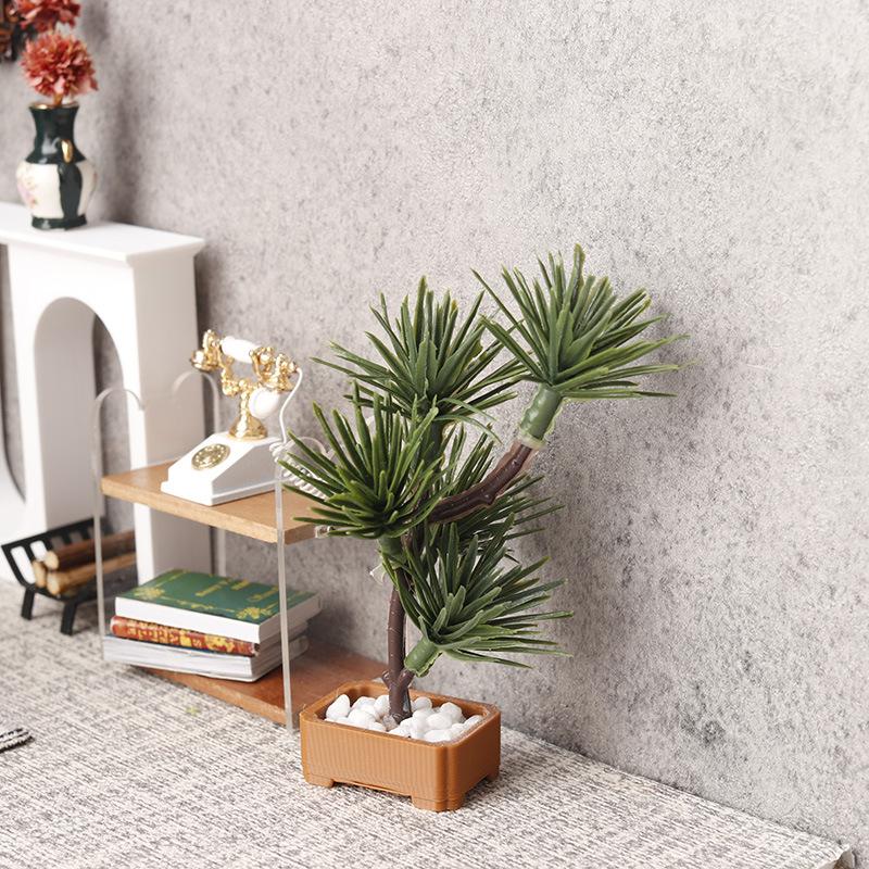 1Pcs 1/12 Dollhouse Simulation – Bonsai Garden Plants Bewertung und Preis