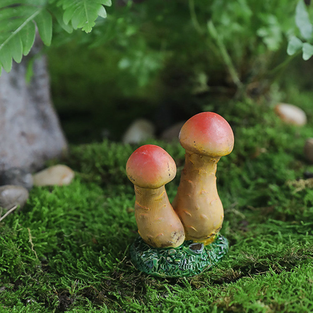 3pcs Miniature Mushroom Decor  – Bonsai Garden Decor Bewertung und Preis