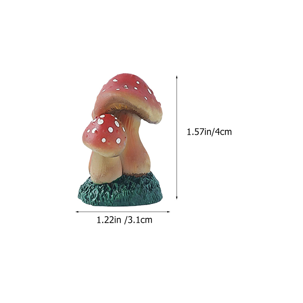 3pcs Miniature Mushroom Decor  – Bonsai Garden Decor Bewertung und Preis