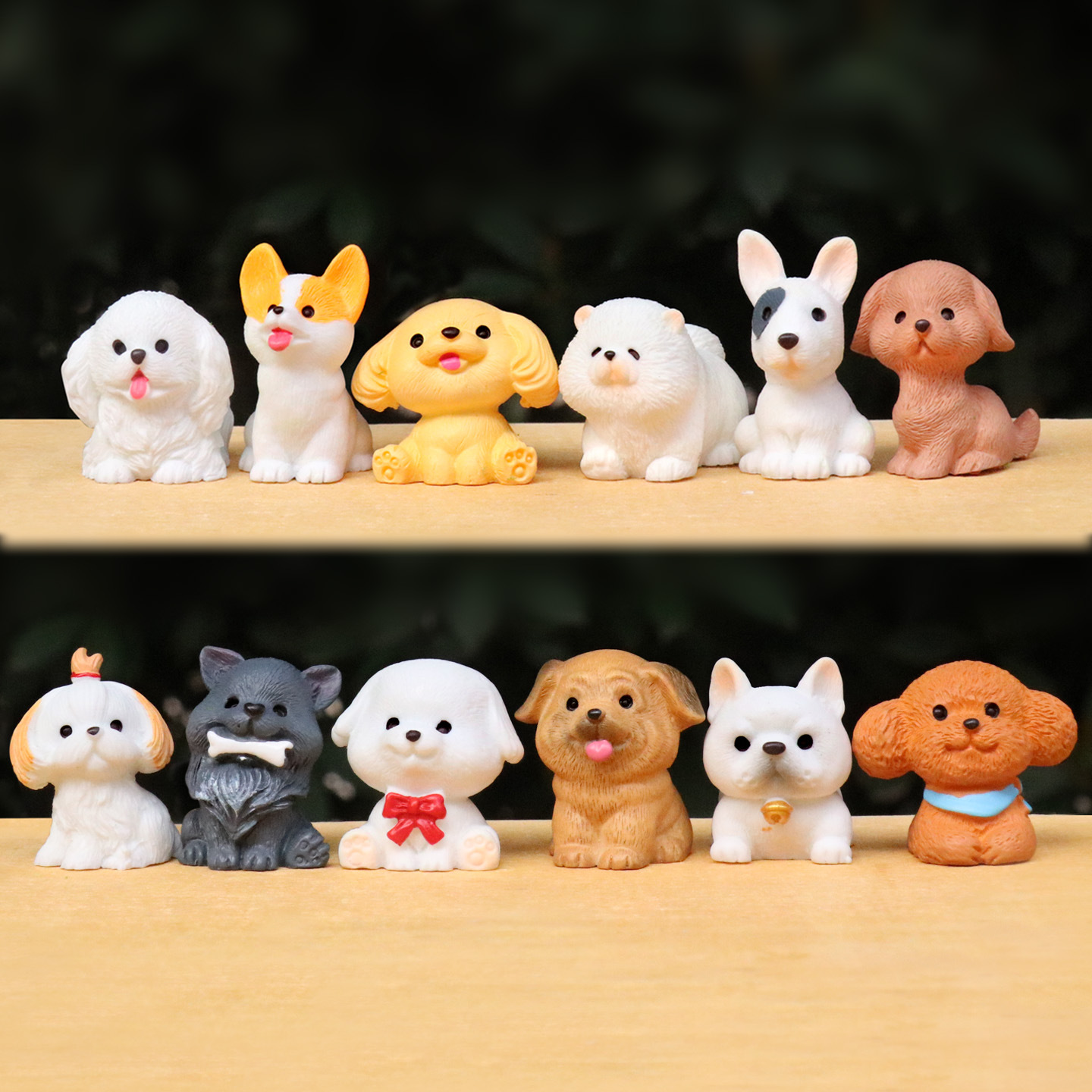 12pcs Cute Simulation Dog Pupp – First Bonsai Garden Bewertung und Preis