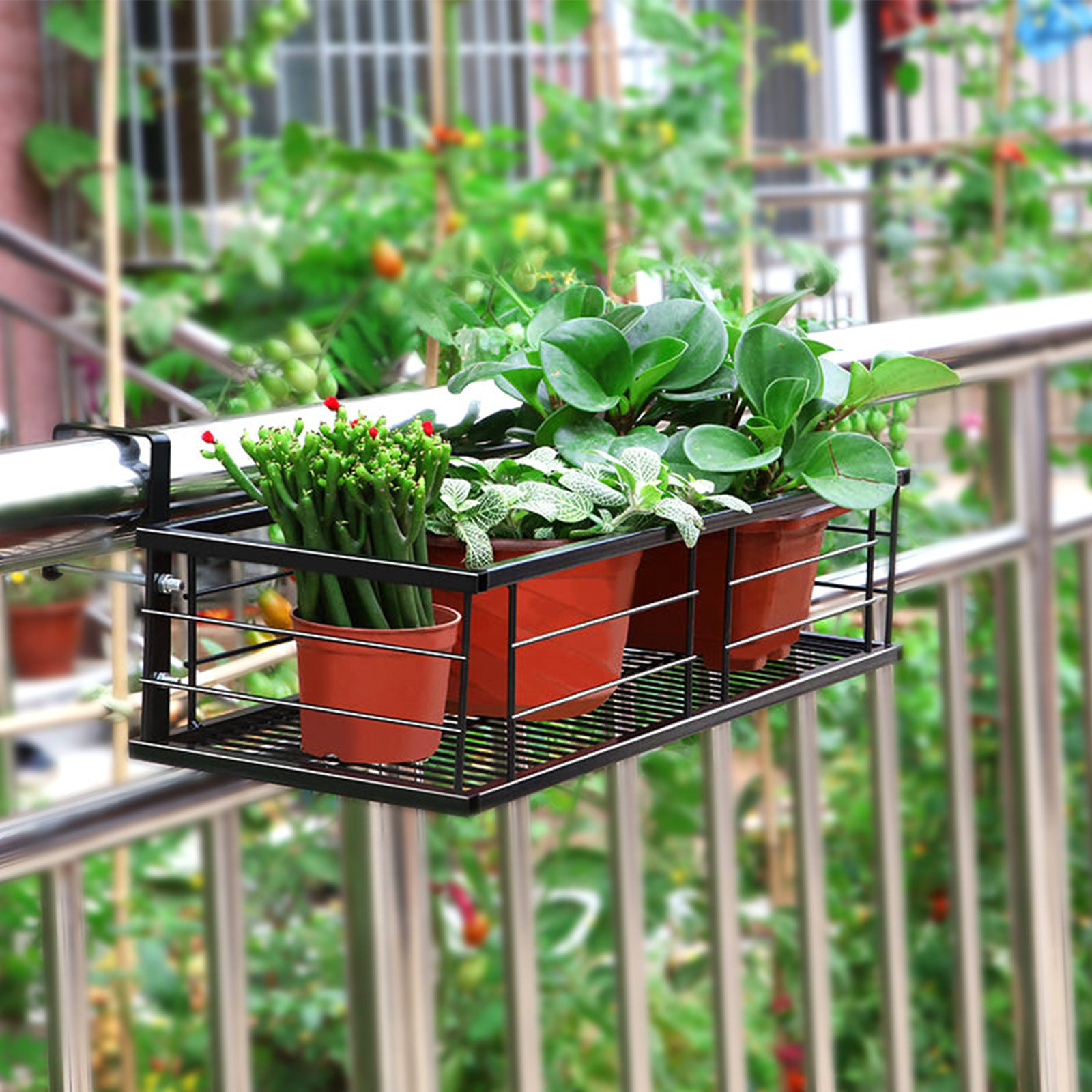 1Pcs Balcony Hanging Flower Po – Bonsai Garden Plants Bewertung und Preis
