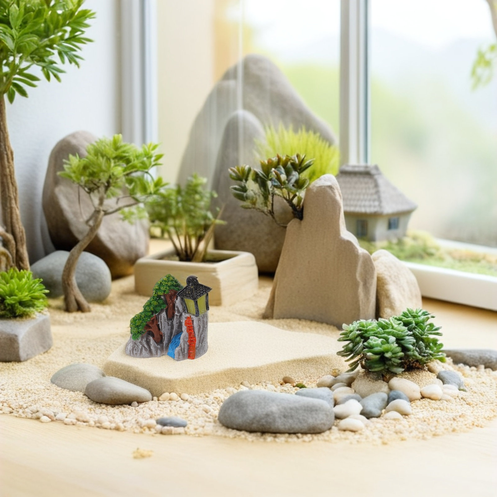 8Pcs Glow Rockery Mountain Min – Bonsai Zen Garden Set Bewertung und Preis