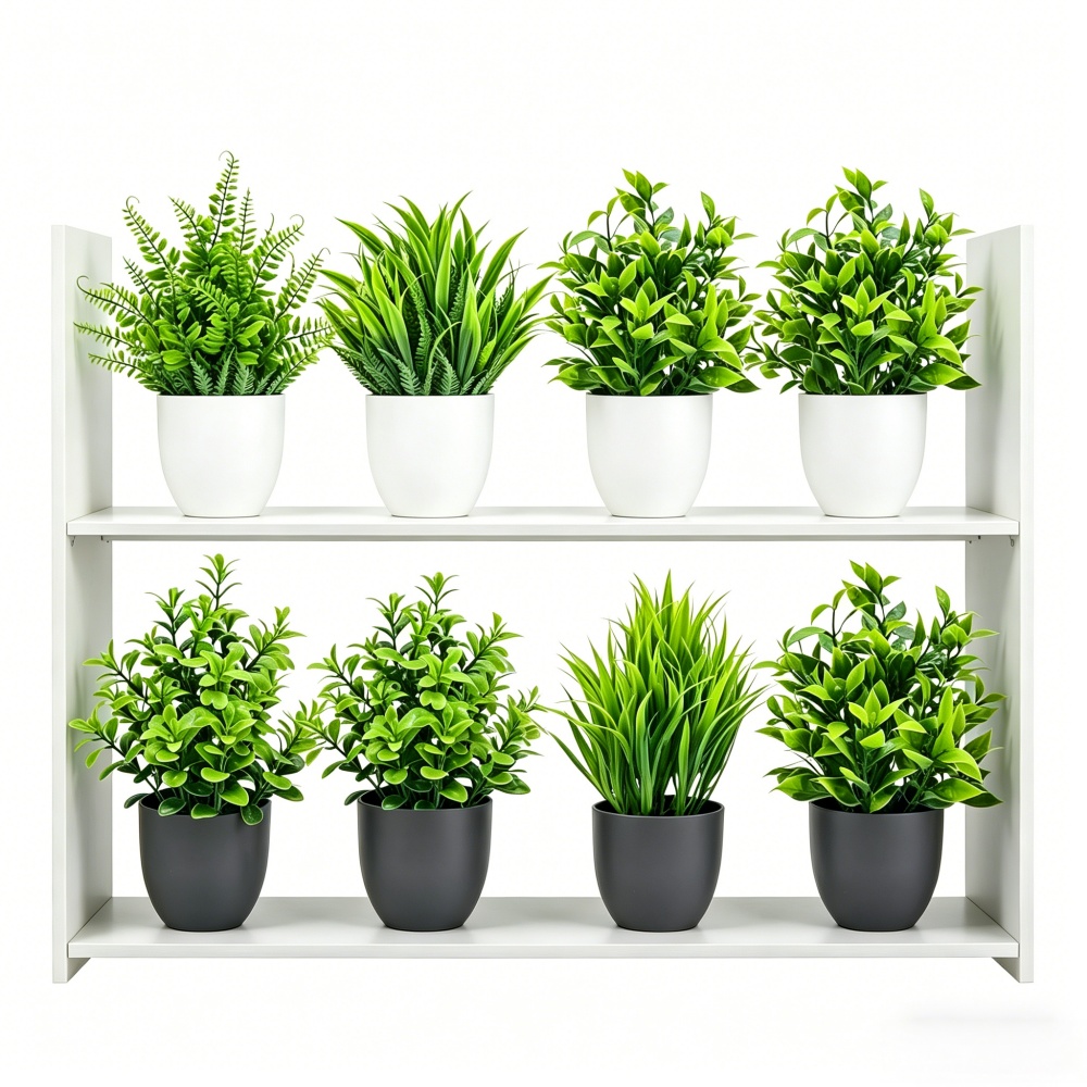 4pcs/set Mini Artificial Plant – Bonsai Garden For Home Bewertung und Preis