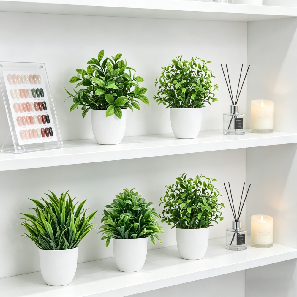 4pcs/set Mini Artificial Plant – Bonsai Garden For Home Bewertung und Preis