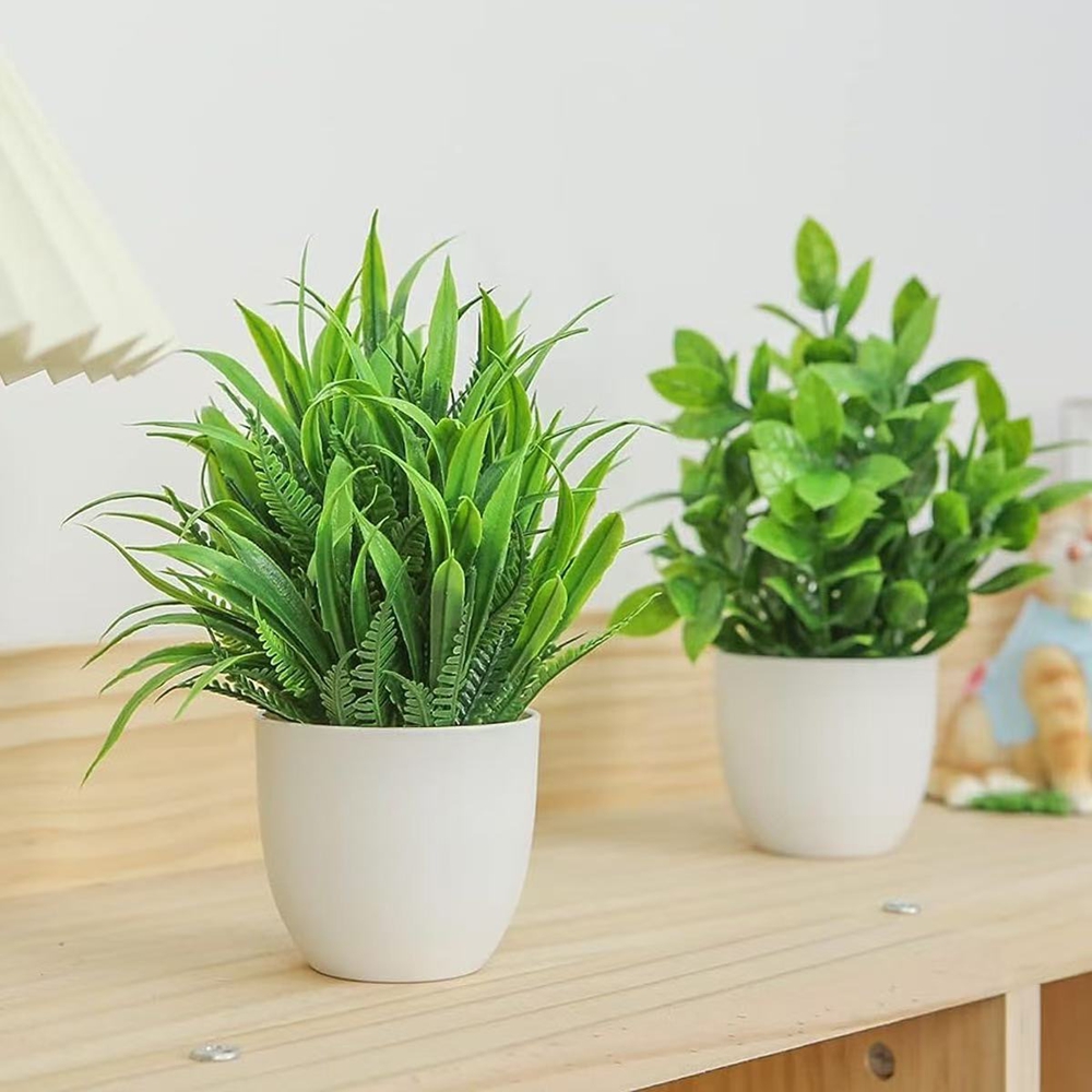 4pcs/set Mini Artificial Plant – Bonsai Garden For Home Bewertung und Preis