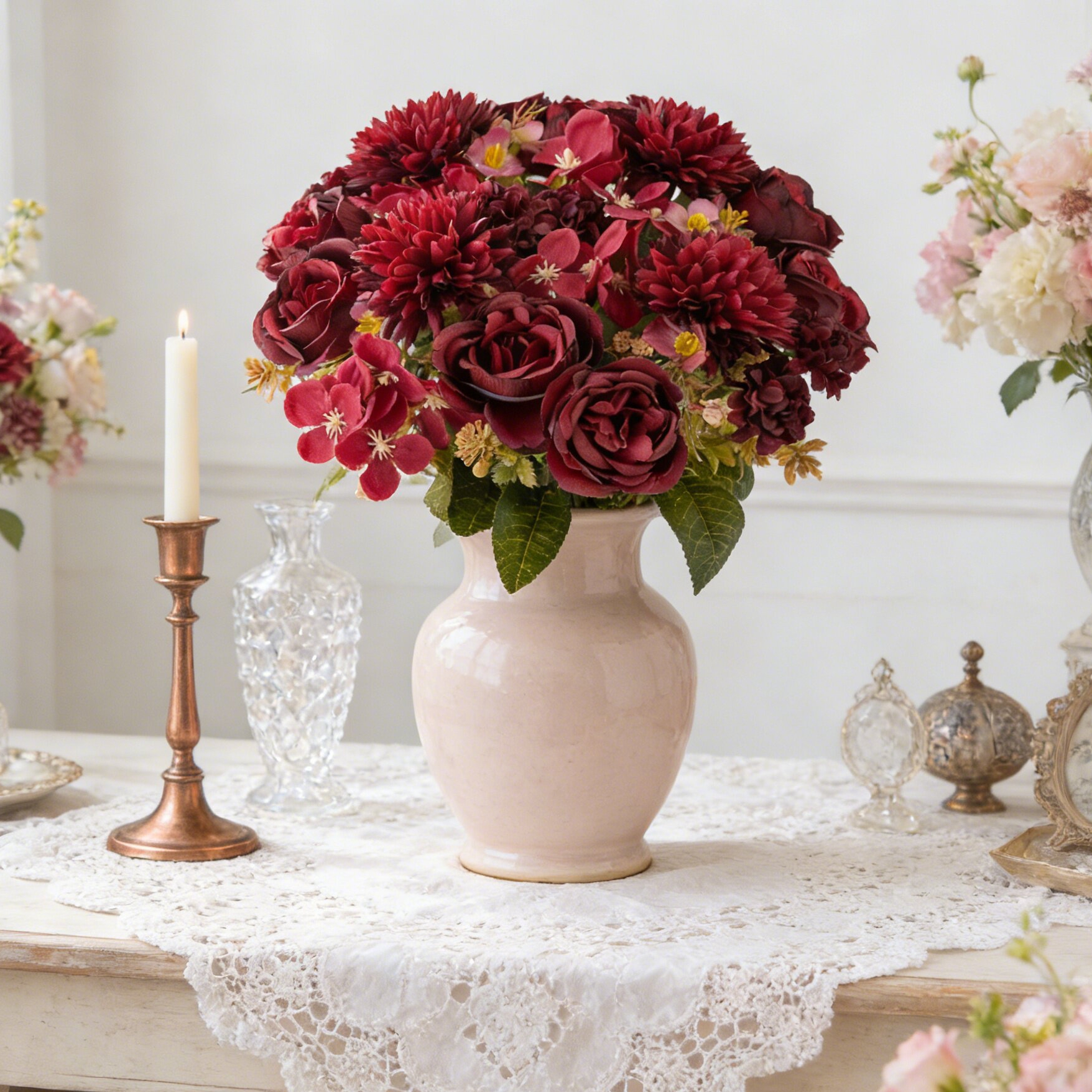 Artificial Flower Silk Peony R – Bonsai Garden Festival Bewertung und Preis