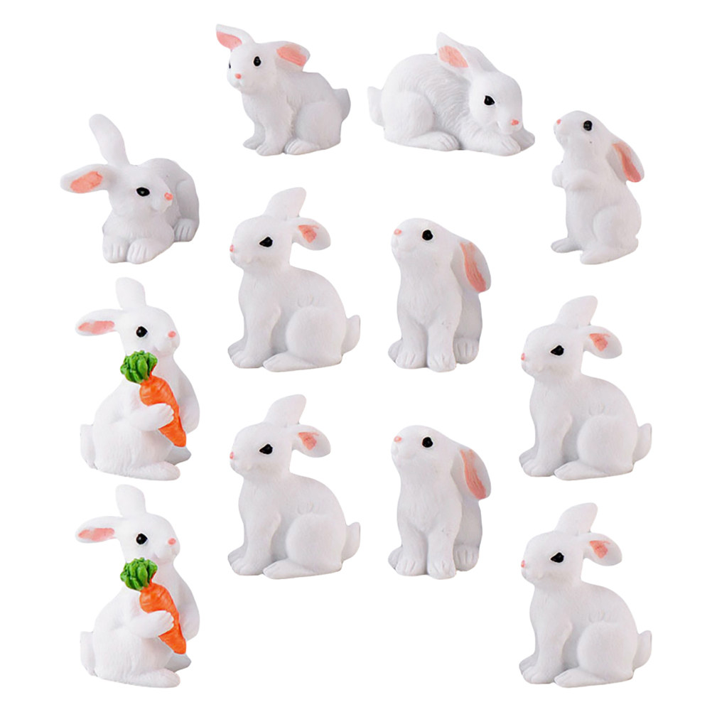 12Pcs Mini Resin Bunny Decor L – Bonsai Garden Plants Bewertung und Preis