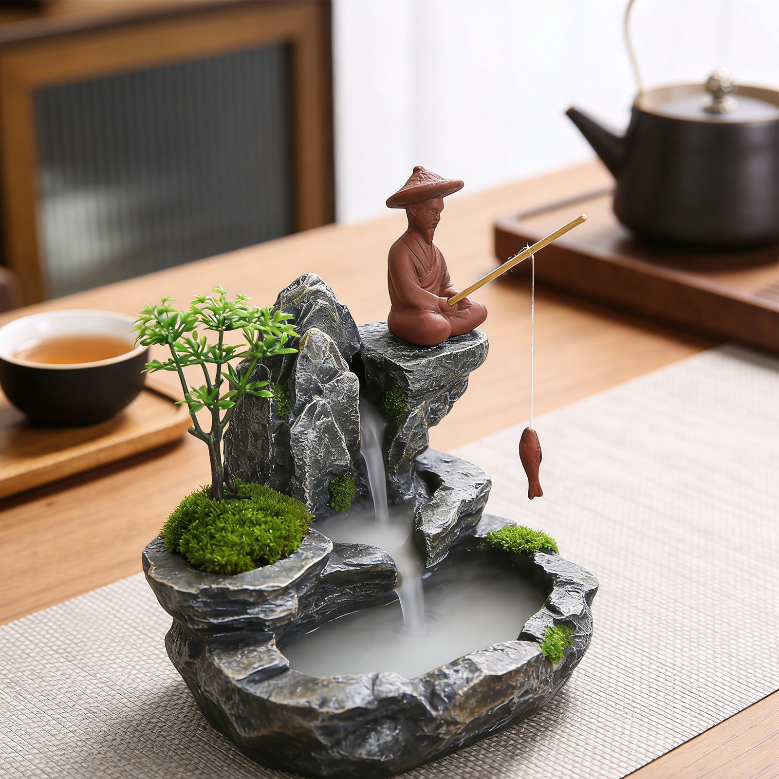 Miniature Chinese Fisherman St – Bonsai Garden Decor Bewertung und Preis