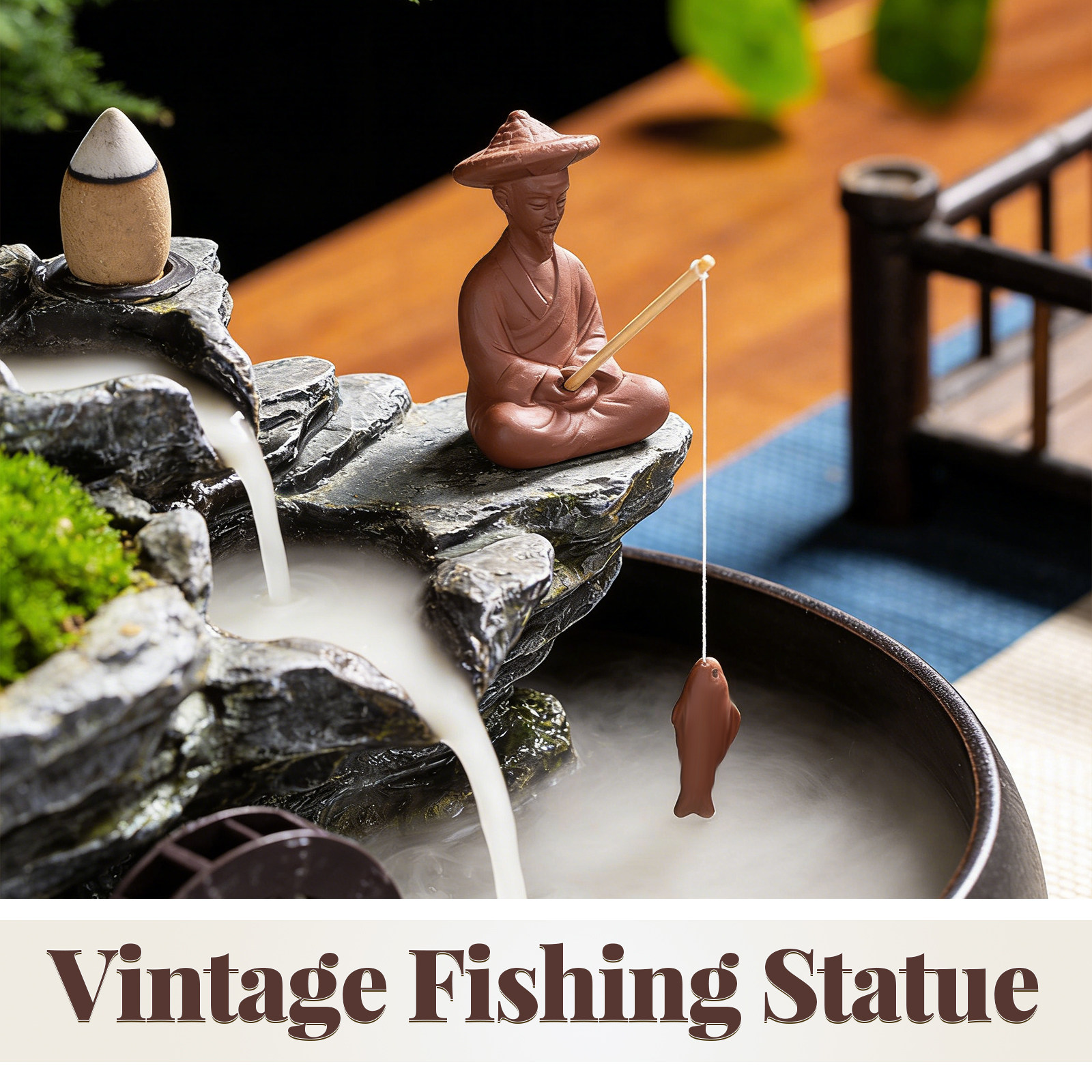 Miniature Chinese Fisherman St – Bonsai Garden Decor Bewertung und Preis