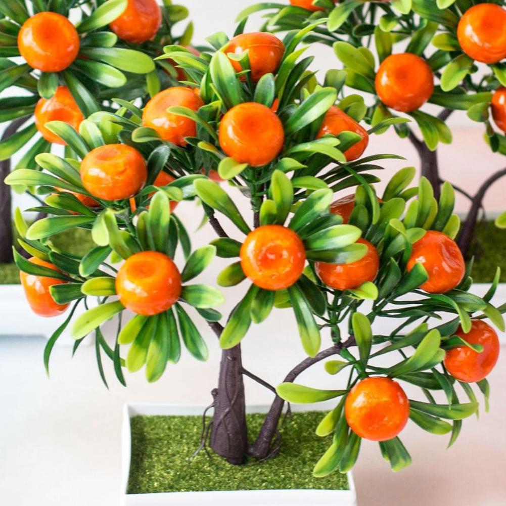 1Pc Artificial Fruit Orange Tr – Bonsai Garden For Home Bewertung und Preis